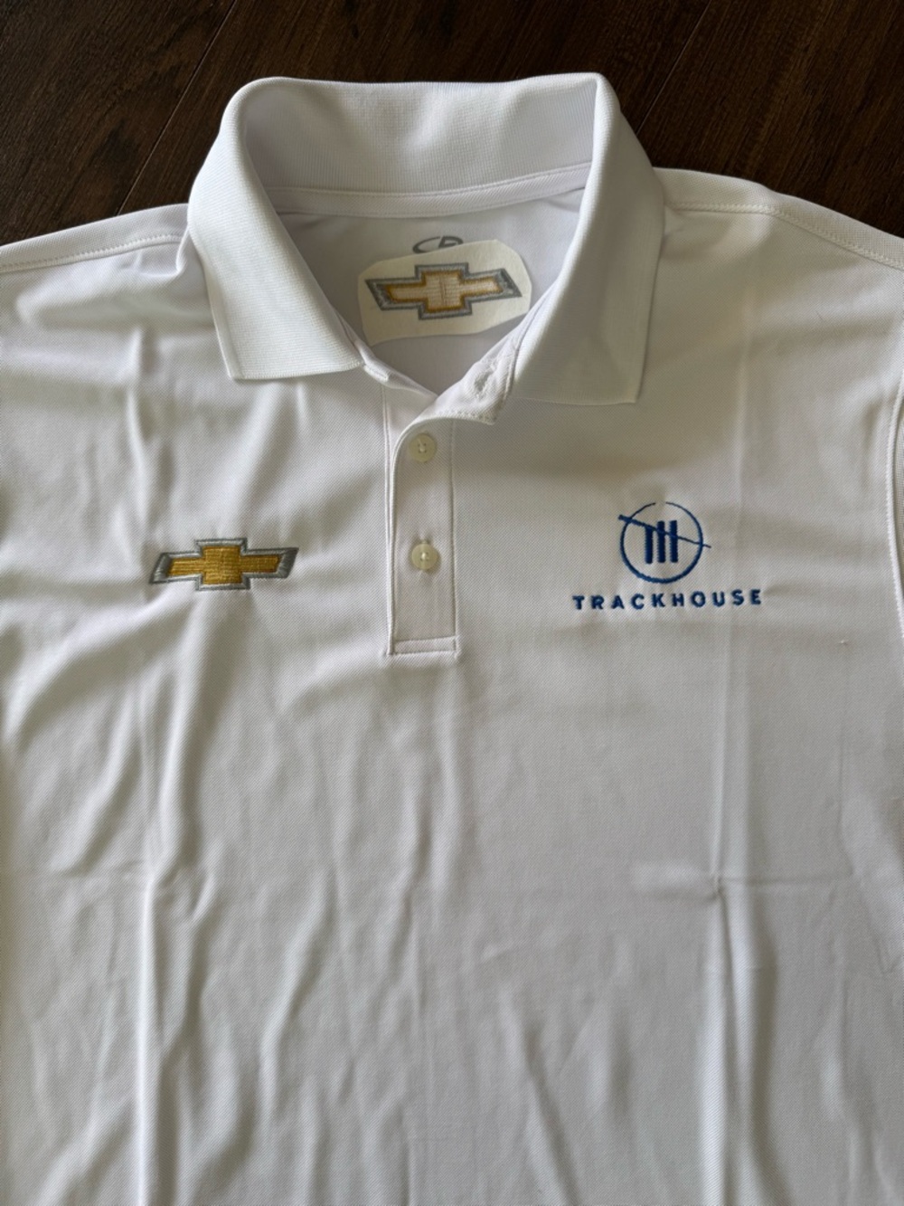 Trackhouse Racing Chevy XL Team Issued Polo Shirt NASCAR Chastain SVG Zilisch